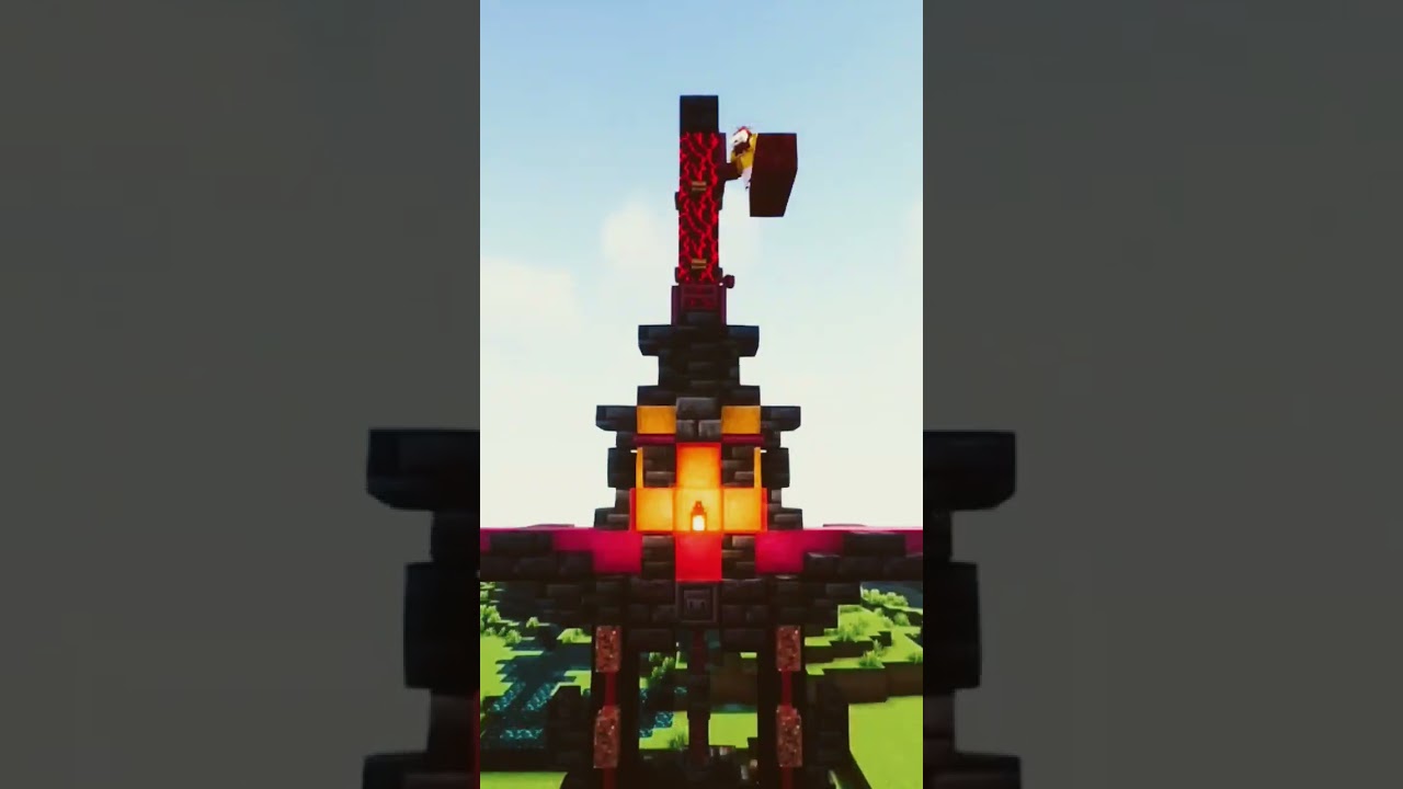 Minecraft Nether Portal Sword Tutorial 