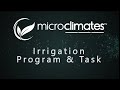 Irrigation - Setting Programs &amp; Tasks