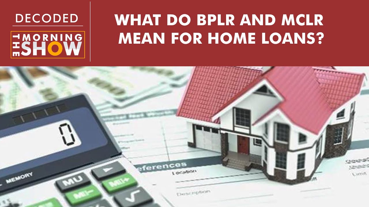 What are BPLR and MCLR, and how do they impact home loans? - YouTube
