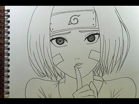 How to Draw Rin Nohara from Naruto (Naruto) Step by Step