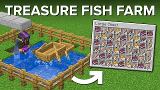Minecraft Easy Treasure Fish Farm - 1.20