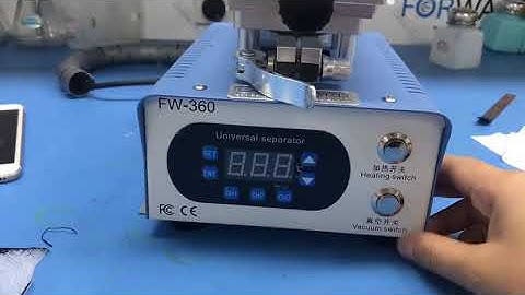 Newest FW-360 Edge/Flat in Frame screens manual hot separate machine