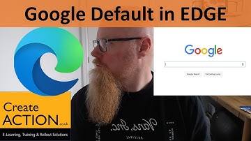 Make Google the default search in EDGE