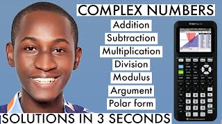 The Only Complex Number Calculator Tricks You Will Ever Need | TI-84 Plus CE 