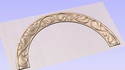 Vectric V10 Tutorials | 3D Modeling | Lily Leaf Molding