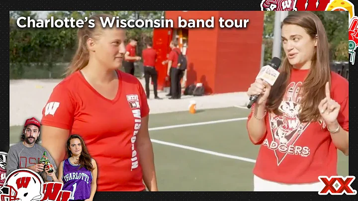 Charlotte Wilder gets the Wisconsin marching band ...