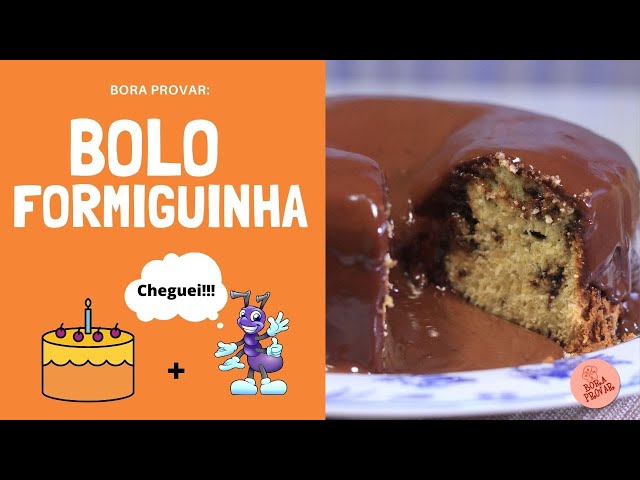 Bolo Formigueiro: Aprenda uma Receita de Bolo Fofinho e Fácil