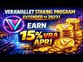 VeraWallet Staking Program Extended to 2027 | Earn 15% VRA APR