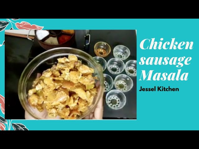 Chicken Sausage Masala/ சிக்கன் சாசேஜ் மசாலா | Jessel Kitchen 23:6 Studio