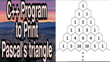 C++ Program to Print Pascal