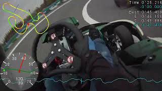 もてぎカートランド180310 4回目17号車（新車両 B仕様） Lap08 45秒392