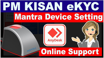 Pm kisan eKYC Mantra Setting 100% Success | Anydesk Support Online | Pm kisan ekyc online support