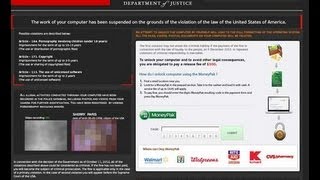 How To Remove Department Of Justice Virus On Windows 8 screenshot 1