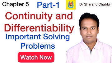 NCERT Solutions for Class 12 Maths Chapter 5 Continuity and Differentiability
