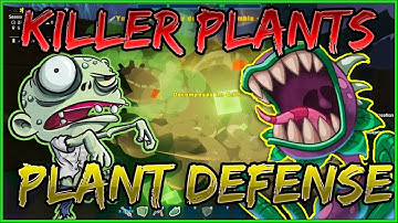 PIXARK | ALL KILLER PLANT DEFENSES!!! PLANTS VS ZOMBIES!!