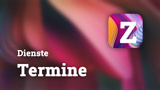 Zunftverwaltung Dienste - Termine Verwalten