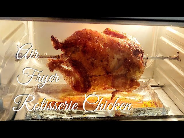 Making Rotisserie Whole Chicken in an Air Fryer - Proscenic T31