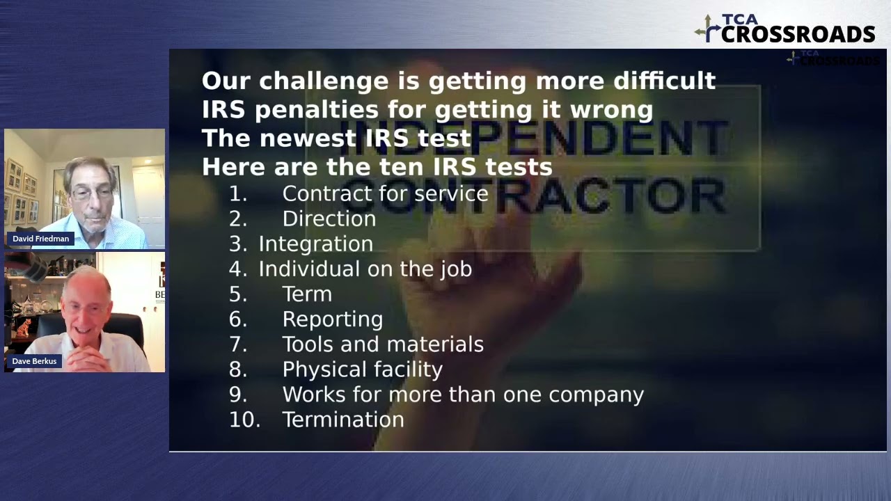 Can contractors be independent?