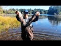Island Lake Trout Fishing.  Kitsap County Washington State.