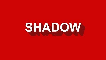 AFTER EFFECTS TUTORIAL - Long  Shadow text
