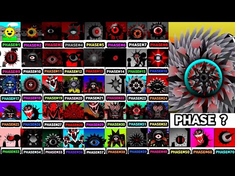 Incredibox Sprunki Mr Sun : Phase 1 VS Phase 10-20-30-40 VS Phase 50-60-70-80