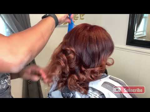 TOUCHING UP RED HAIR