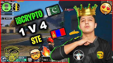 @crypto5775 1V4 CLUTCH STE 😳🔥| PMPL SA S4 2021 | i8 VS STE