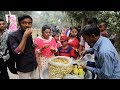 Hard Working Man Selling Tasty sour fruits or Spicy Mix Boroi Vorta @ Tk 10 Village Style Yummy food