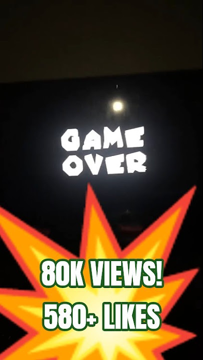 Super Ty-Ty StoneWolf Game Over! (Super Mario Sunshine game over)