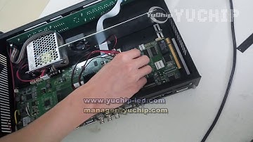 VDWALL LVP615S LED Video Processor Install led Sending Card