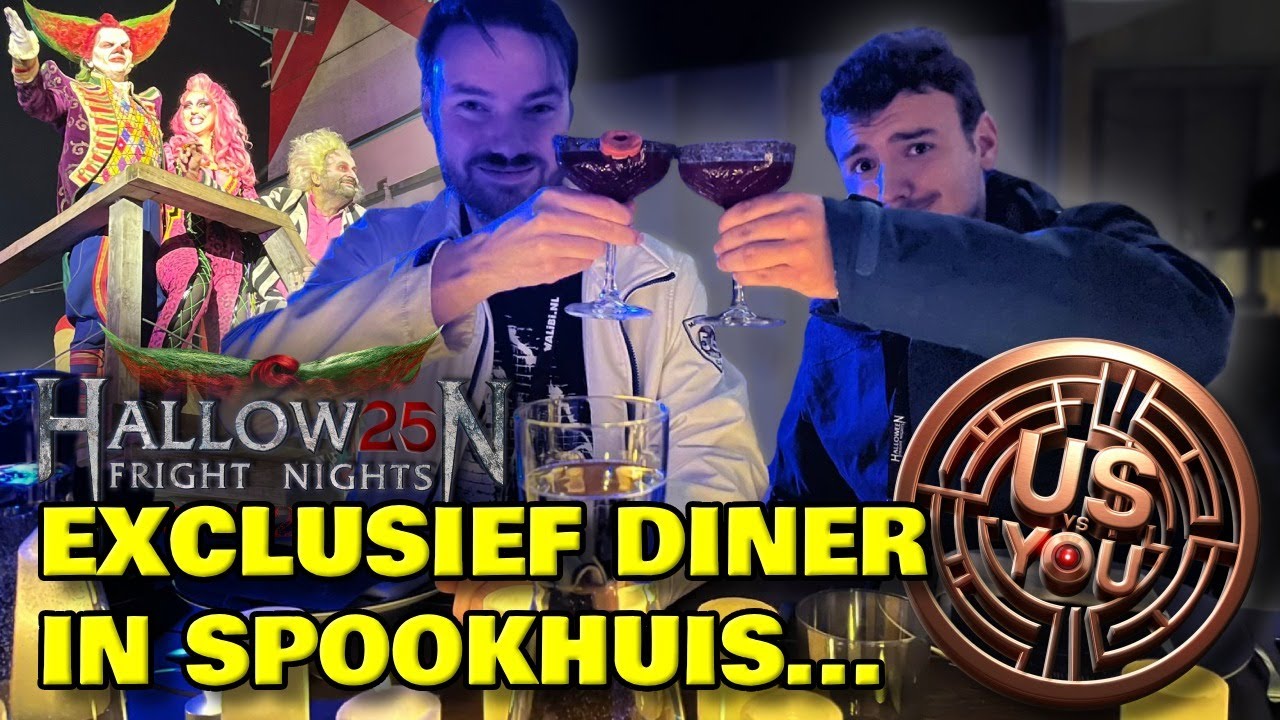WALIBI HOLLAND HALLOWEEN FRIGHT NIGHTS 25 VLOG - BEETLEJUICE IS TERUG! | DINER IN US VS YOU!