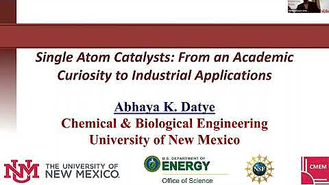 Dr. Abhaya Datye: Single Atom Catalysis: From an Academic Curiosity to Industrial Applications - DayDayNews