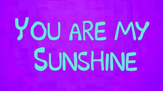 You are My Sunshine - Lyrics | By: Johnny Cash ( Cover )
