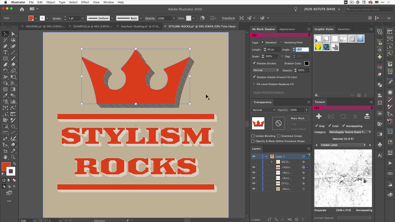 Astute Graphics Webinar 20 May 2020 - Stylism 2.3 'Making LIVE Hatched ...