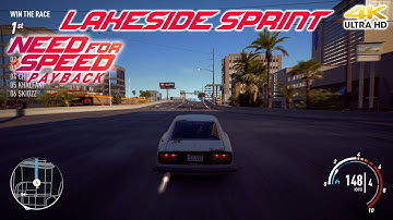Need for Speed Payback Deluxe Edition - Lakeside Sprint Gameplay in 4K Ultra HD Resolution