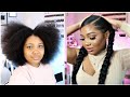 HOW TO: Two EXTRA Long BRAID PONYTAILS! (easy method) + OUTFIT!