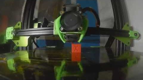 Calibration cube on Tevo Tornado timelapse