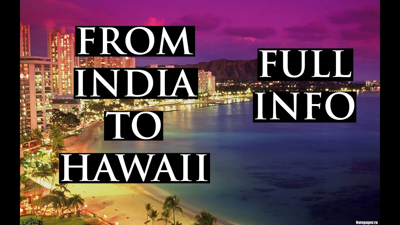 hawaii travel package from india