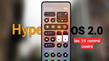 iOS 18 Like Control Center Editing in HyperOS 2.0