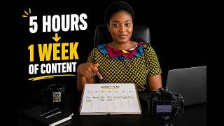 How Busy Creators Can Plan and Create a Week of Content in 5 Hours