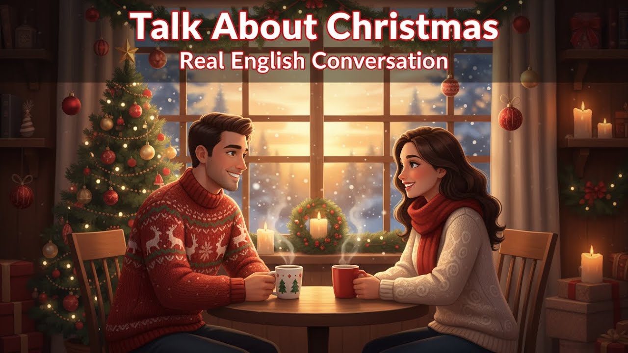 ENGLISH SPEAKING PRACTICE|TALK ABOUT CHRISTMAS IN ENGLISH 