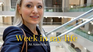 Information Week in my life at American University | Classes and internship | Washington Semester Program Update