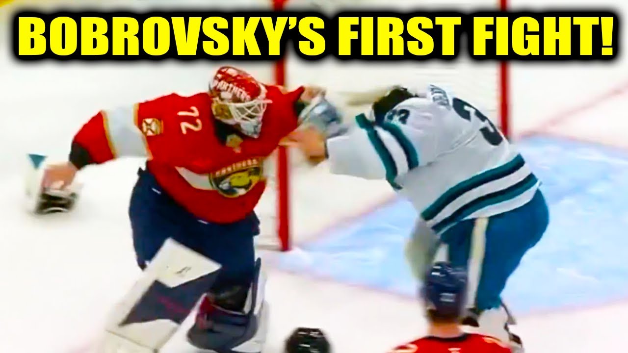 Алекс Неделькович и Сергей Бобровский: Драка вратарей | Обзор матча «Флорида Пантерз» — «Сан-Хосе...