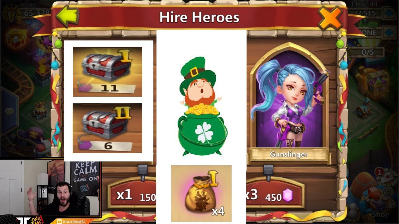 Rolling 50k For PIXIE And Medusa LETS GO Hero Collector Castle Clash