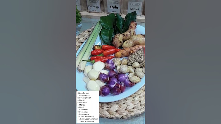 Bumbu Opor Ayam Santan Kuning