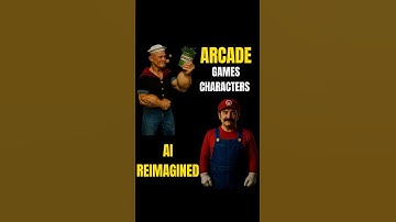 Classic arcade games characters - reimagined as humans with ChatGPT (AI) #shorts #chatgpt #retro #ai