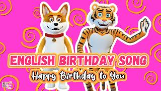 🔴Happy Birthday English Version 🎂🤯| 3D Birthday Party Song | Cartoon for Kids and Teens
