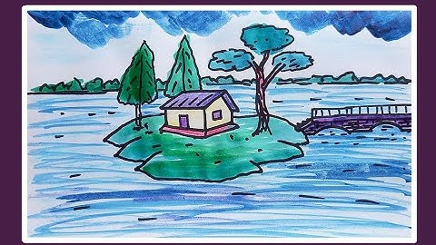 nippon island | original video tutorials | easy art #satisfying #creativeart #drawingforbeginners