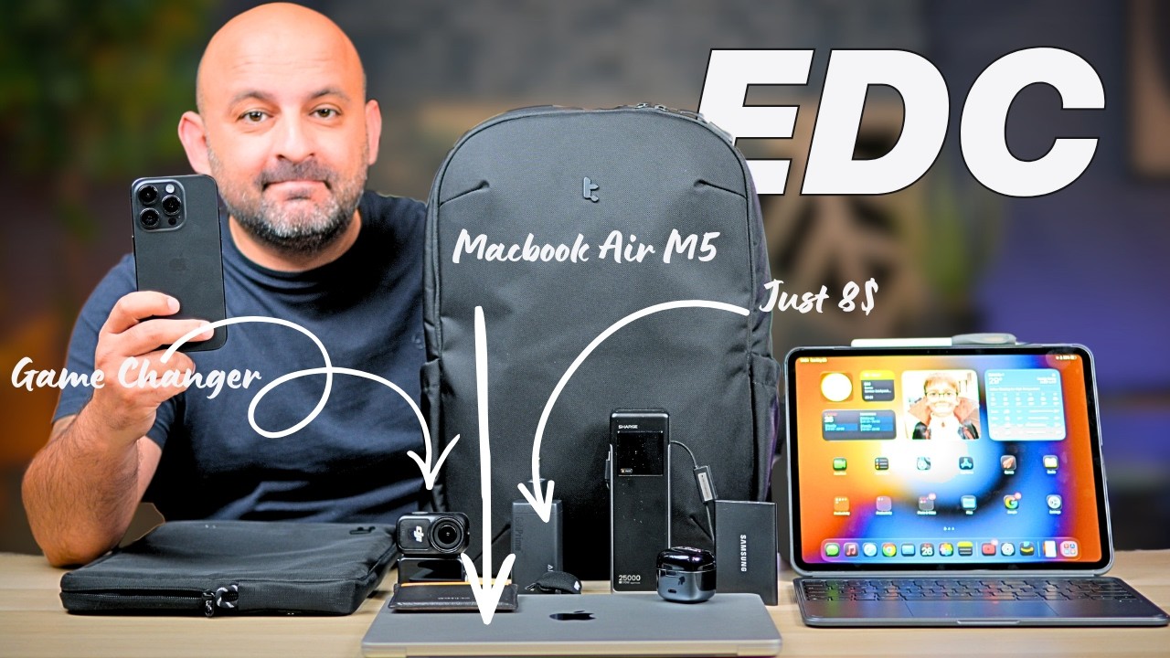 EDC Tech Bag for Work and Content Creation - Don't waste your