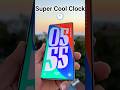 Super Cool Clock on Samsung  #homescreensetup #smartphone  #tech #short #Widget #icon